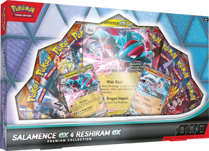 Pokemon Salamence ex & Reshiram ex Premium Collection Box